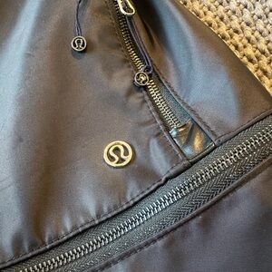 Lululemon Black Backpack with Signature Logo
